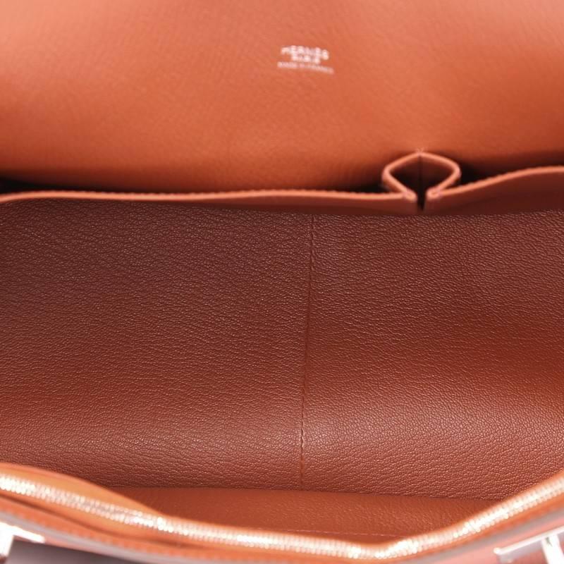 Hermes Jypsiere Handbag Bicolor Clemence and Swift 31 1