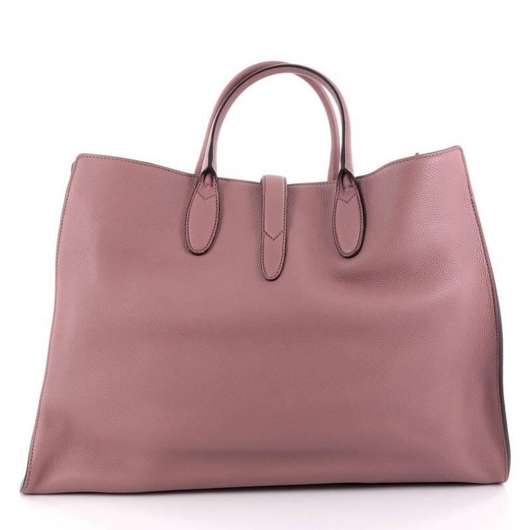 Gucci Jackie Soft Tote Leather Large at 1stDibs