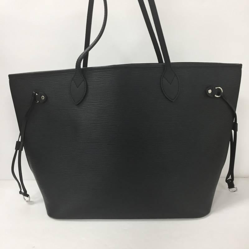 Black Louis Vuitton Neverfull Tote Epi Leather MM