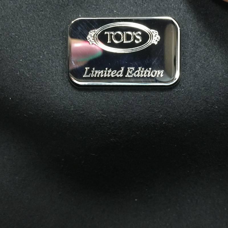 Tod's Convertible Wave Bag Printed Pony Hair with Leather Mini 2