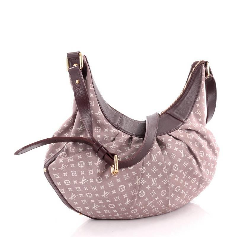Brown Louis Vuitton Rhapsodie Handbag Monogram Idylle MM