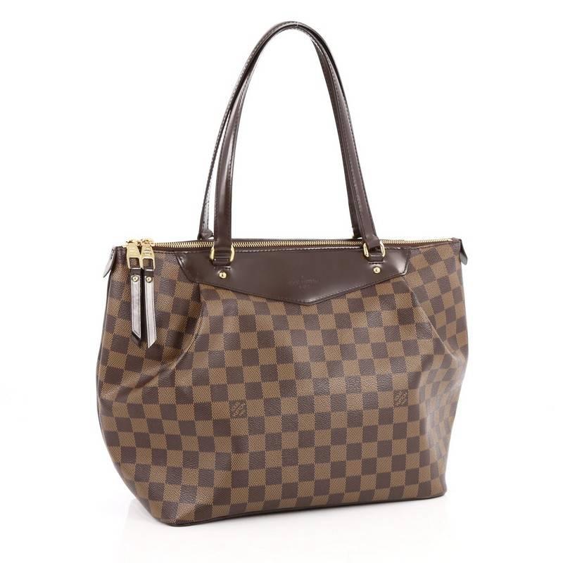 Brown Louis Vuitton Westminster Handbag Damier GM
