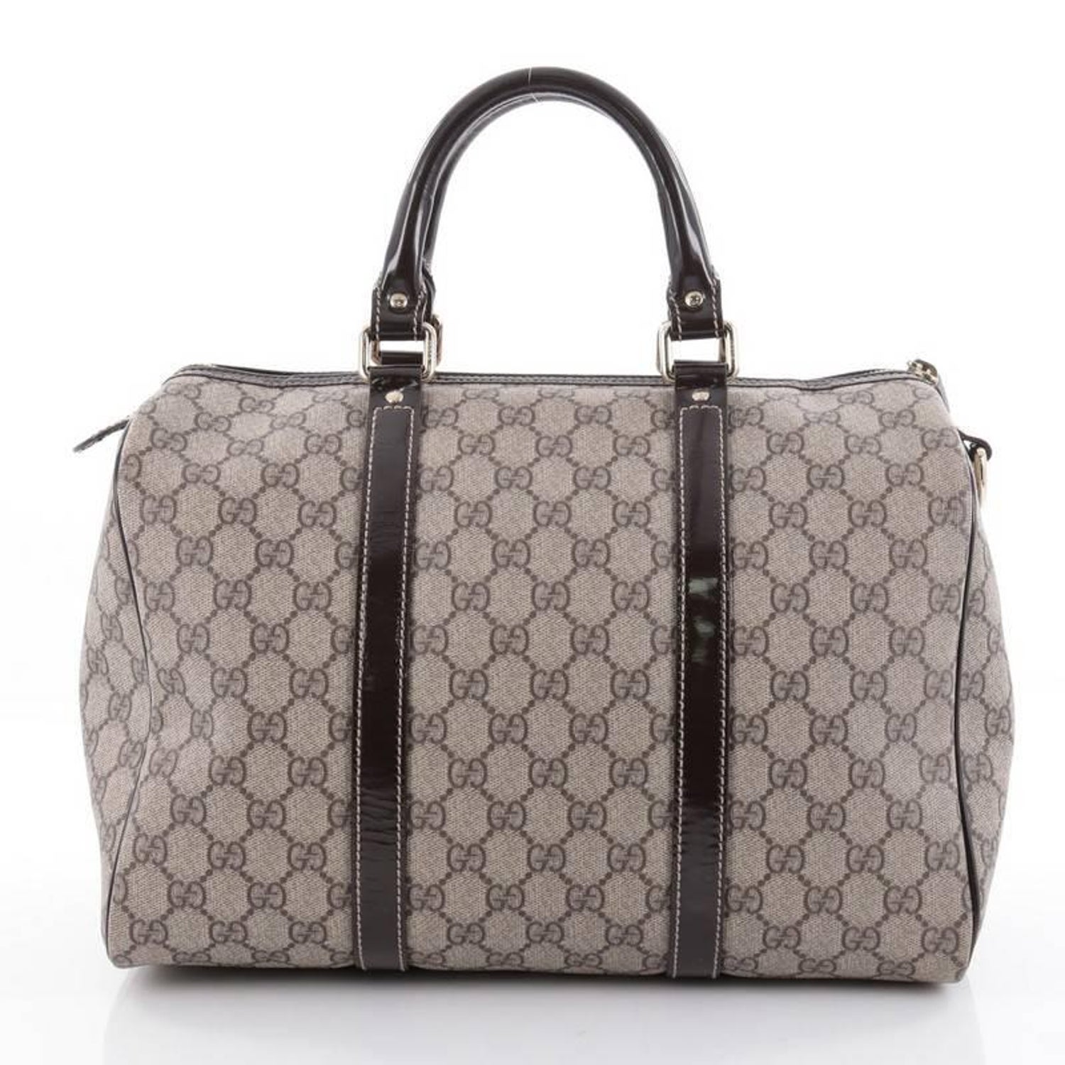 Gucci Joy Boston Bag Gg Coated Canvas Medium At 1stdibs