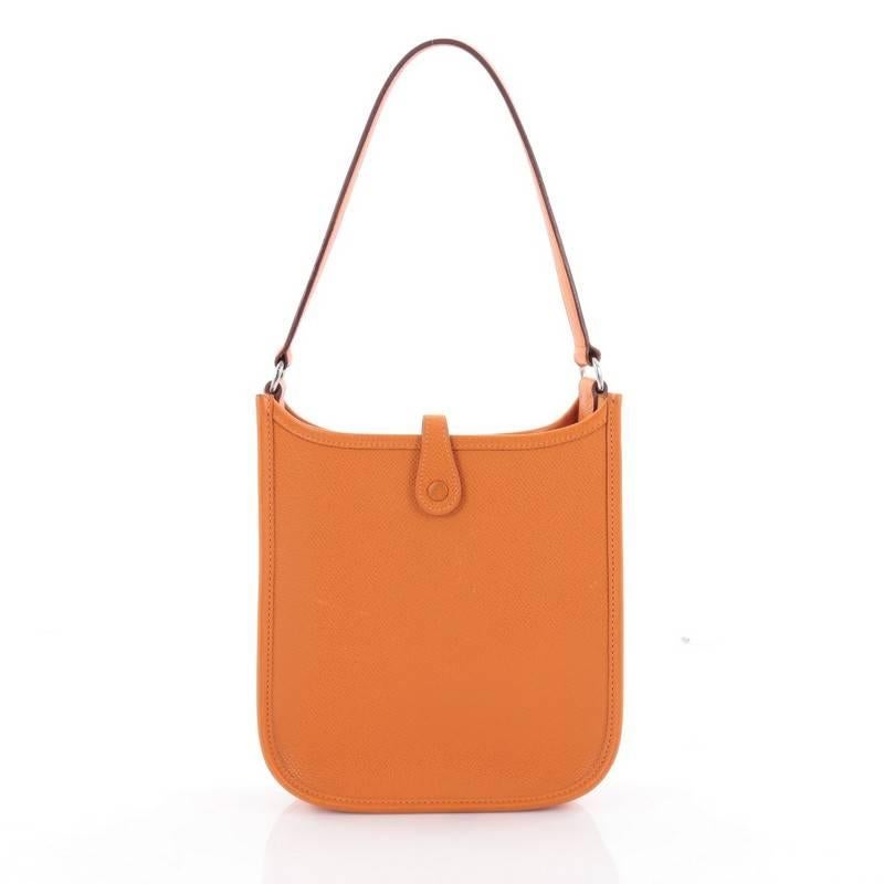 hermes evelyne orange bag