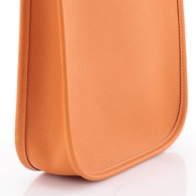 Women's Hermes Short Strap Evelyne Shoulder Bag Epsom TPM
