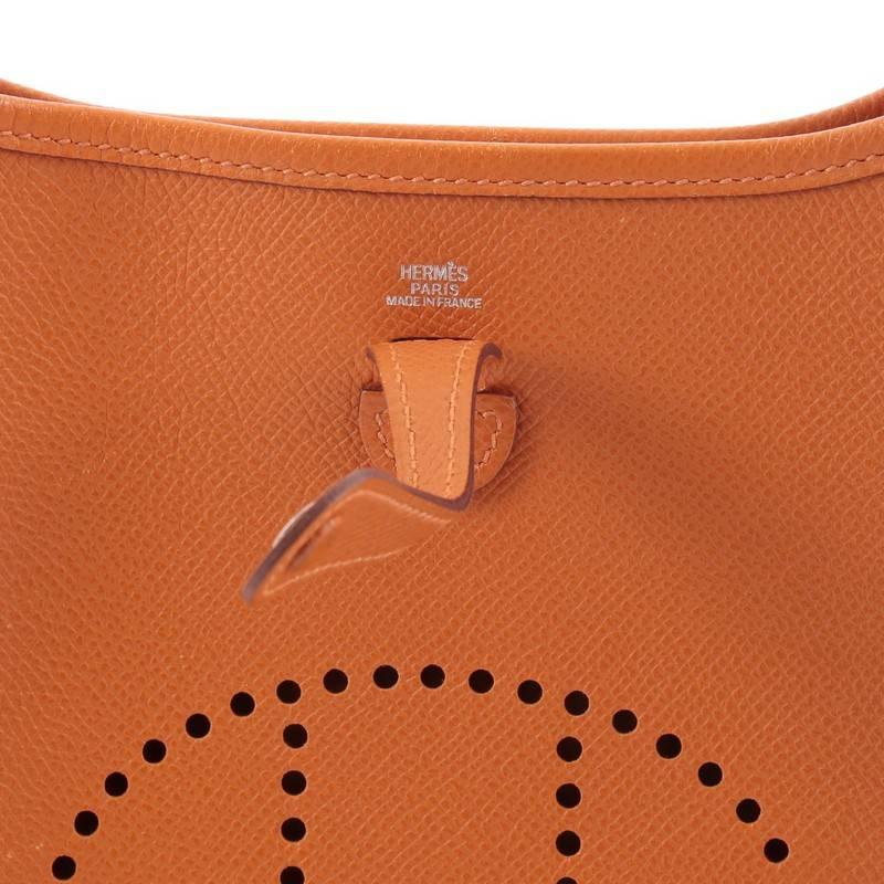 Hermes Short Strap Evelyne Shoulder Bag Epsom TPM 2