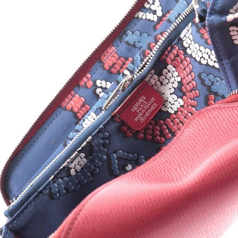 Women's Hermes Azap Zip Around Wallet Silk'in Epsom Long