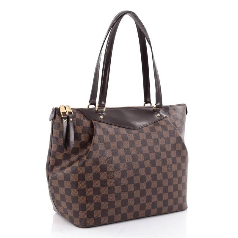 Black Louis Vuitton Westminster Handbag Damier GM