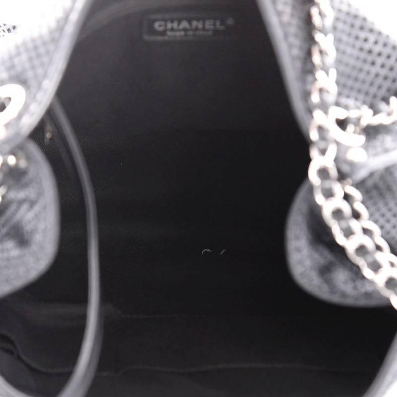 Women's Chanel Up In The Air Tote Perforated Leather