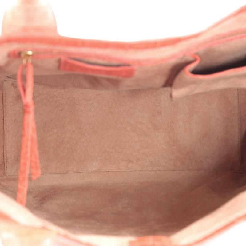 Nancy Gonzalez Feather Tote Crocodile Tall 4