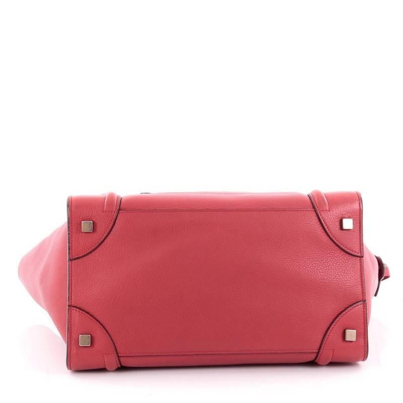 Women's or Men's Celine Luggage Handbag Grainy Leather Mini