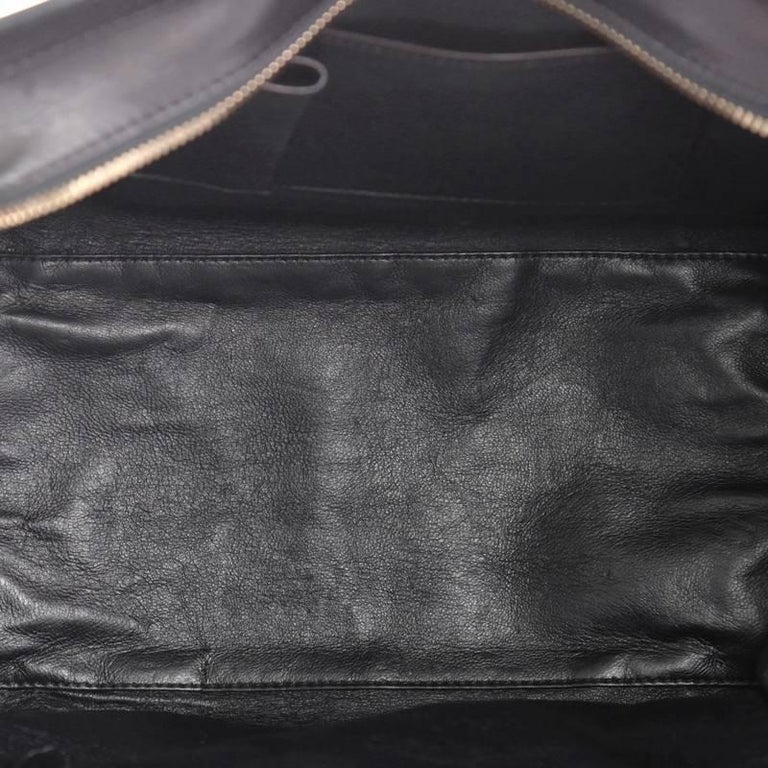 Celine Luggage Handbag Canvas and Leather Mini at 1stdibs