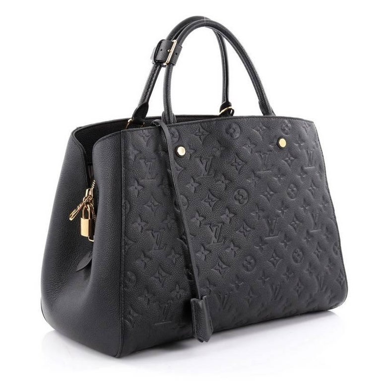 Louis Vuitton Montaigne Handbag Monogram Empreinte Leather GM at 1stdibs