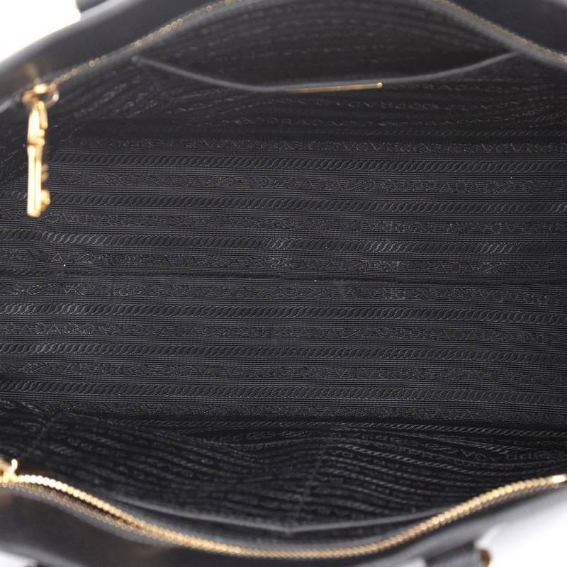 Prada Zip Convertible Tote Saffiano Leather Medium 1