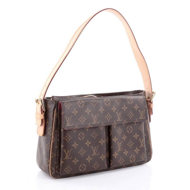 Black Louis Vuitton Viva Cite Handbag Monogram Canvas GM