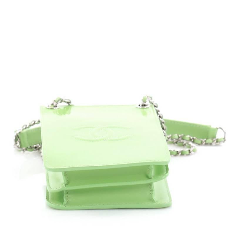 Women's or Men's Chanel CC Phone Holder Crossbody Bag Patent