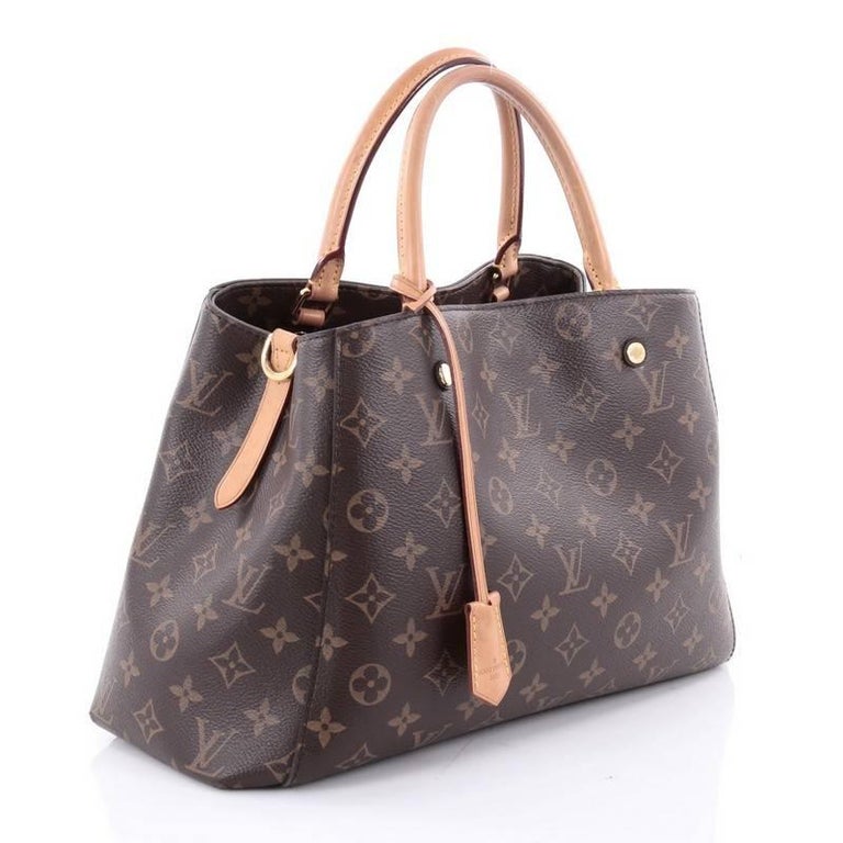 Louis Vuitton Montaigne Handbag Monogram Canvas MM at 1stDibs