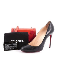 Chanel Boy Brick Flap Bag Patent and Plexiglass Mini