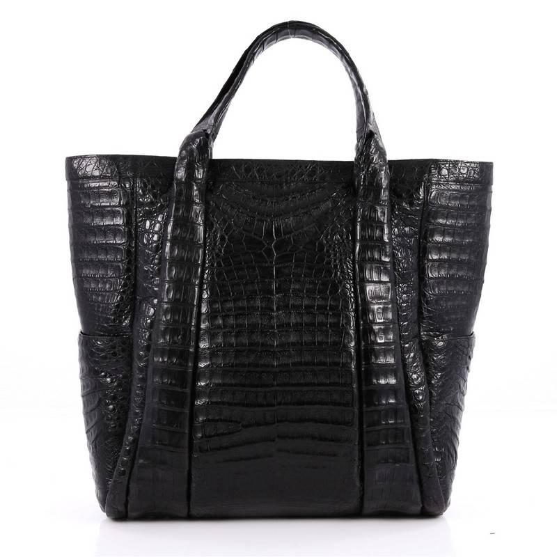 Nancy Gonzalez Tote Crocodile Large In Good Condition In NY, NY