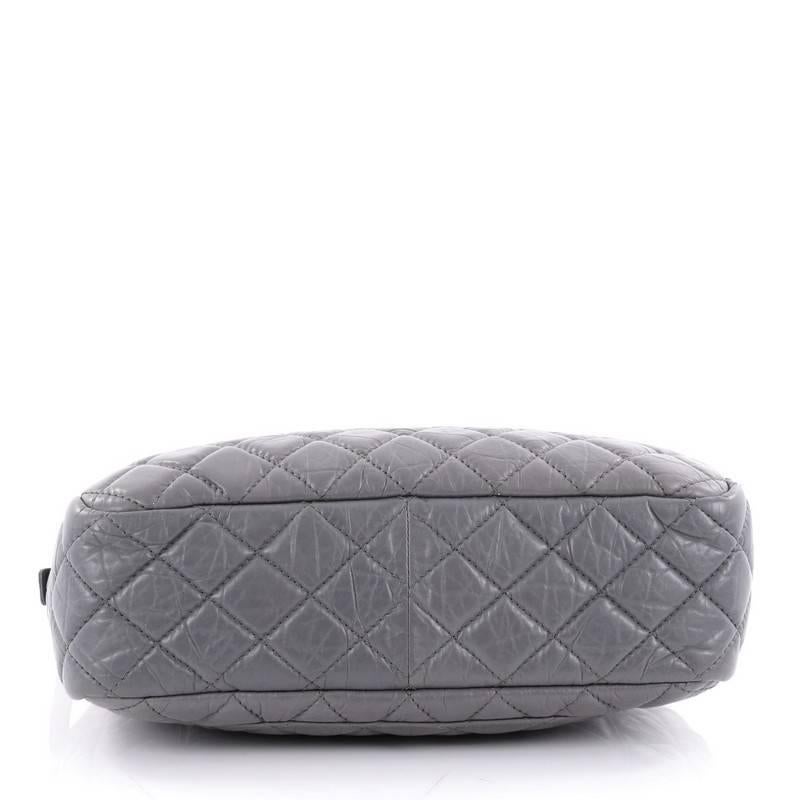 Women's or Men's Chanel Reissue Camera Bag Quilted Aged Calfskin Large