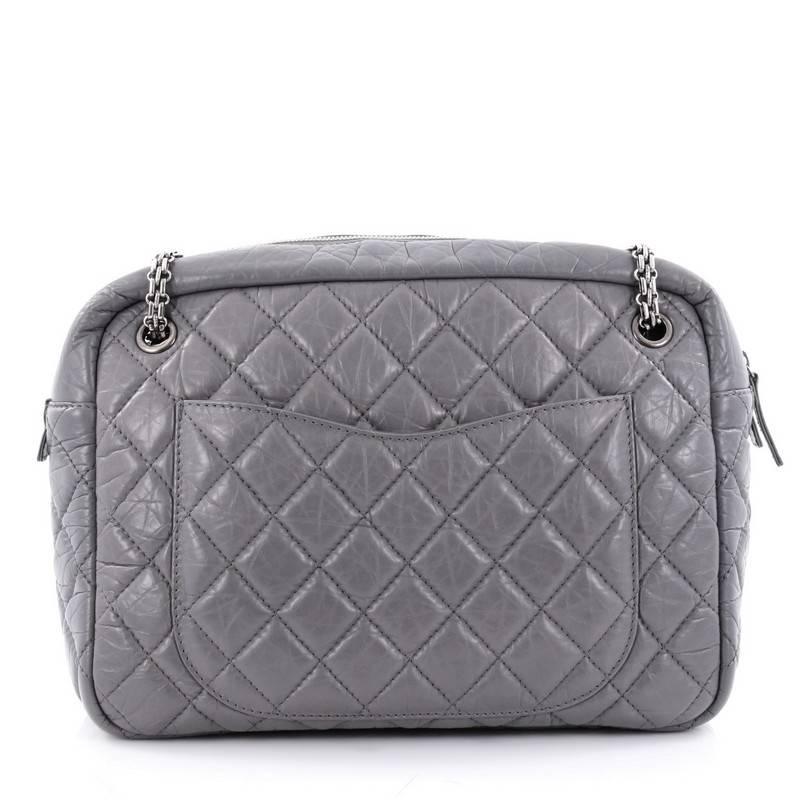 Chanel Reissue Camera Bag Quilted Aged Calfskin Large In Good Condition In NY, NY