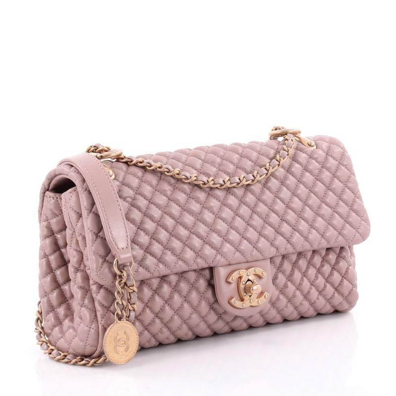 chanel medallion flap bag