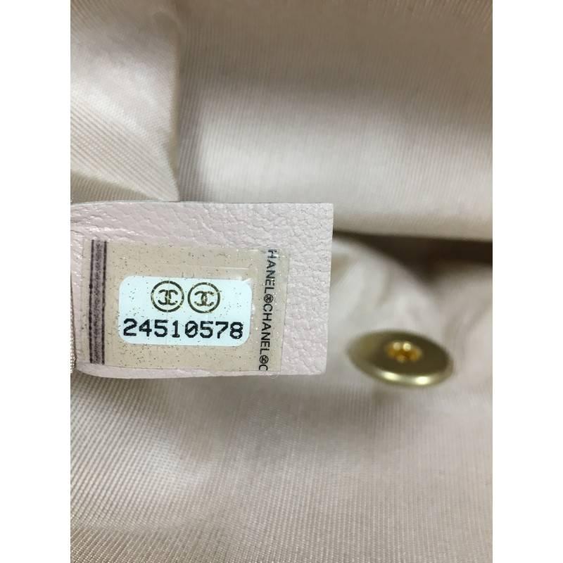 Chanel Medallion Charm CC Flap Bag Micro Quilted Calfskin Medium In Good Condition In NY, NY