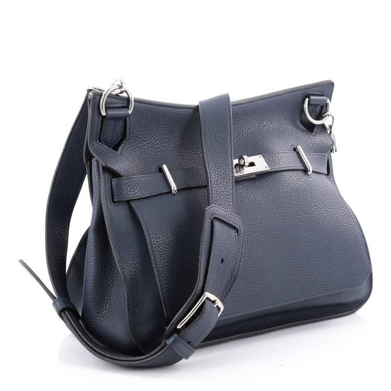 Black Hermes Jypsiere Handbag Clemence 34