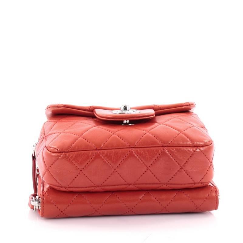 Women's Chanel Wallet on Chain Flap Quilted Calfskin Mini