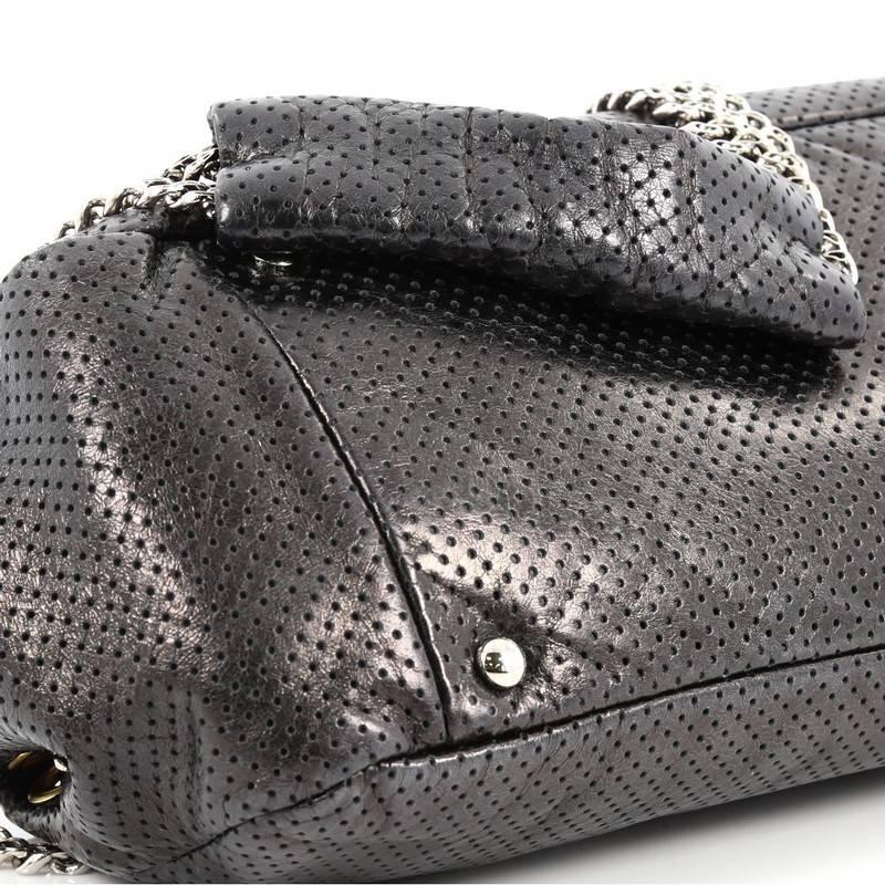Chanel Drill Perforated Leather Small Accordion Flap Bag  2