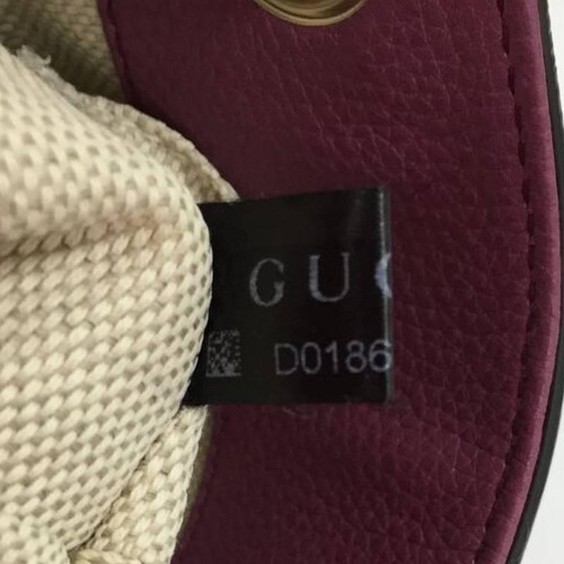 Gucci Soho Shoulder Bag Chain Strap Leather Mini In Good Condition In NY, NY