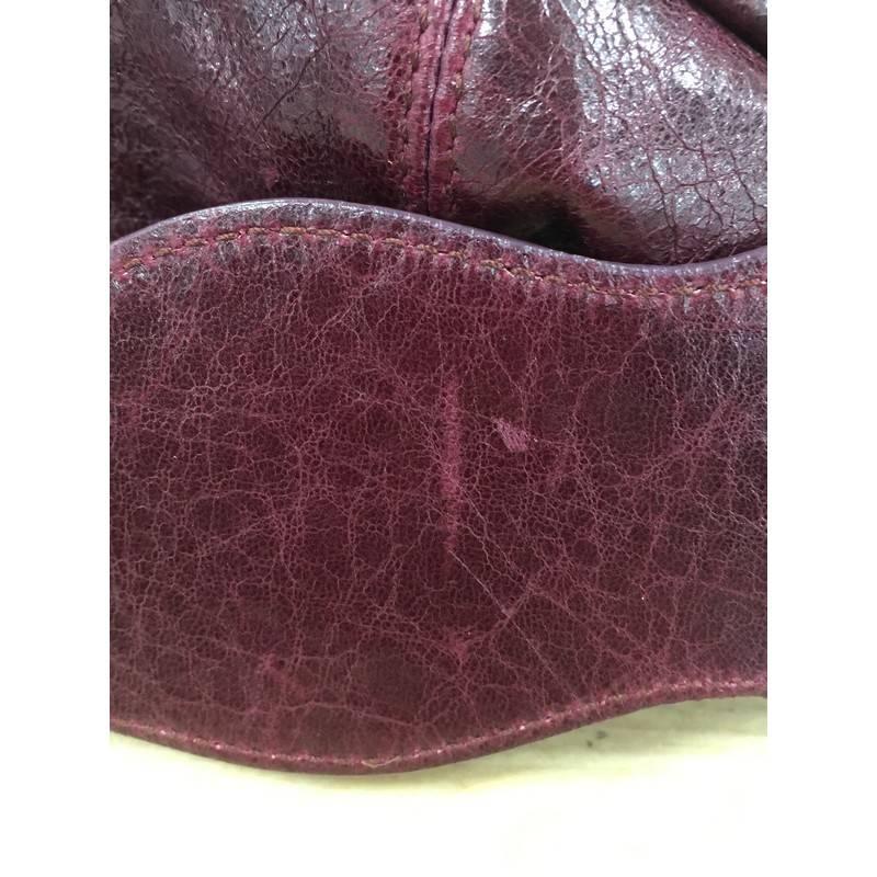 Balenciaga First Classic Studs Handbag Leather  In Fair Condition In NY, NY