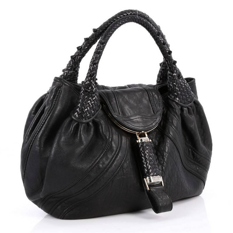 Nero Borsa Fendi Spy in pelle