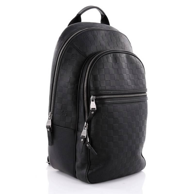 Black Louis Vuitton Michael NM Backpack Damier Infini Leather
