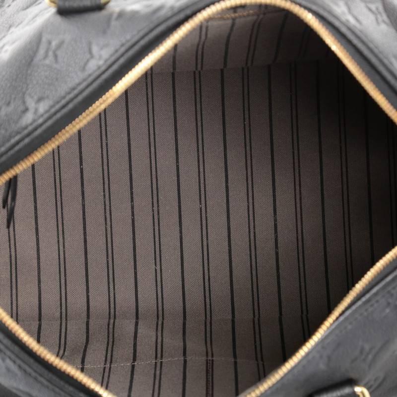 Louis Vuitton Speedy Bandouliere Bag Monogram Empreinte Leather 30 3