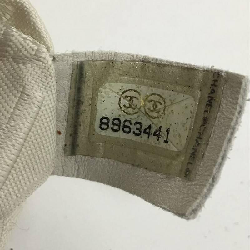 Chanel Cue Ball Foldover Bag Leather Medium In Good Condition In NY, NY