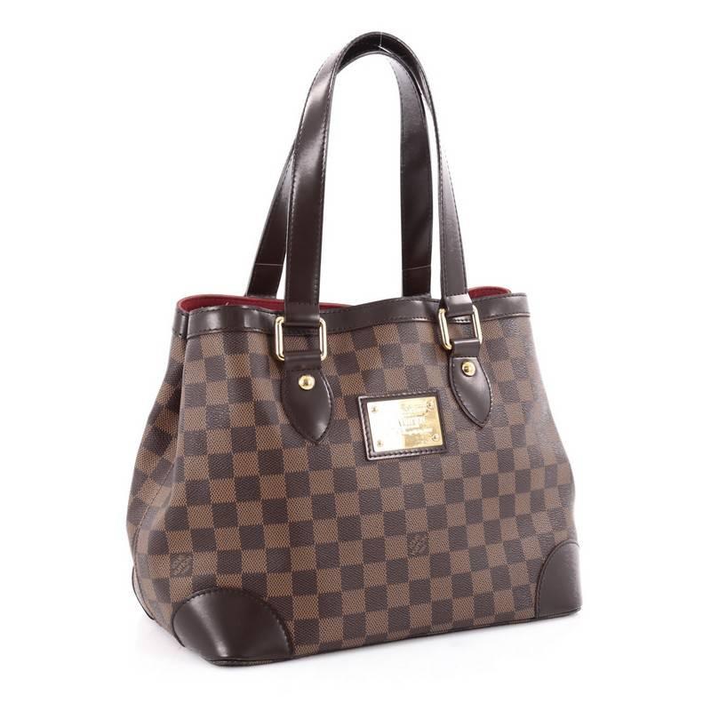 Louis Vuitton Hampstead Handbag Damier PM In Good Condition In NY, NY