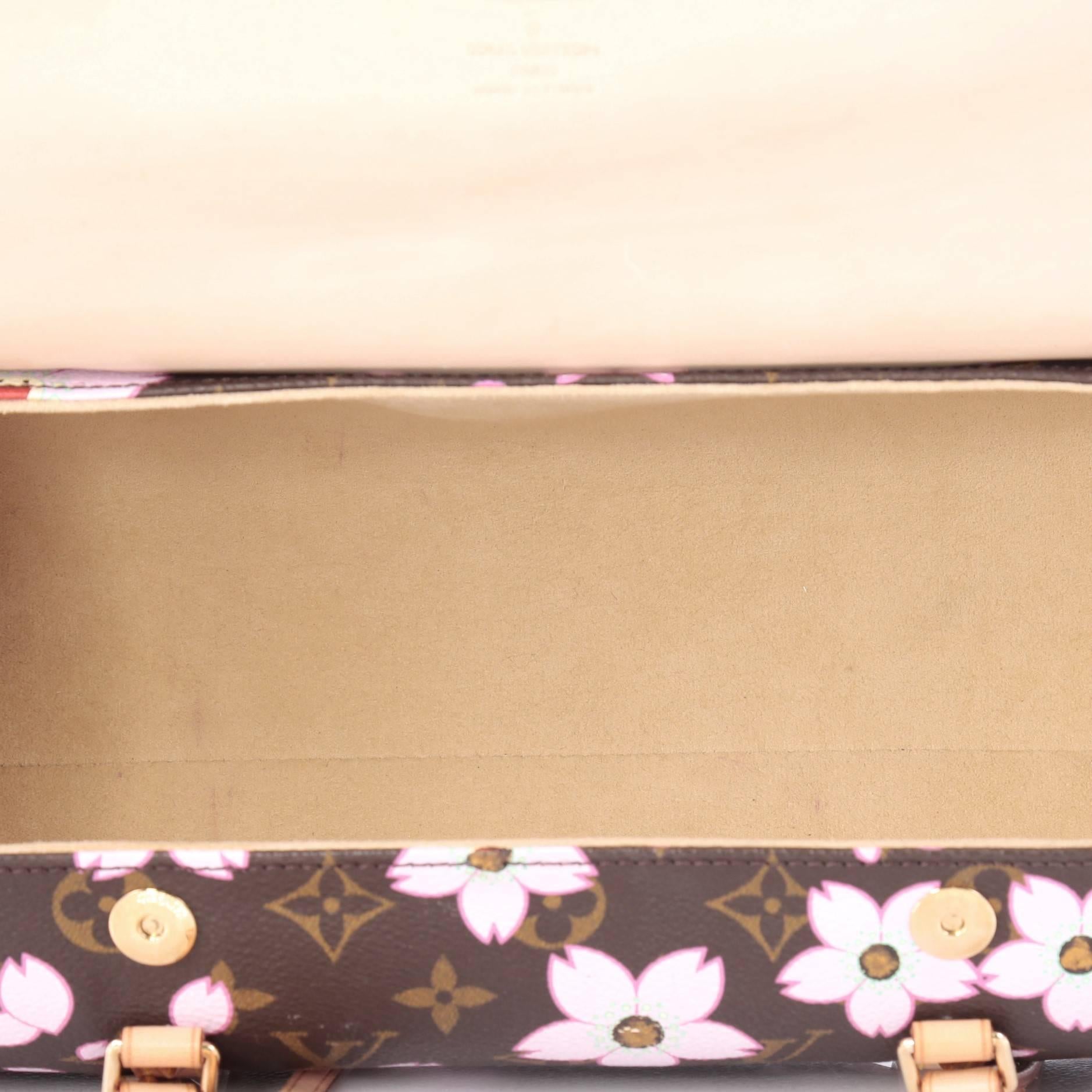 Louis Vuitton Papillon Handbag Limited Edition Cherry Blossom 2
