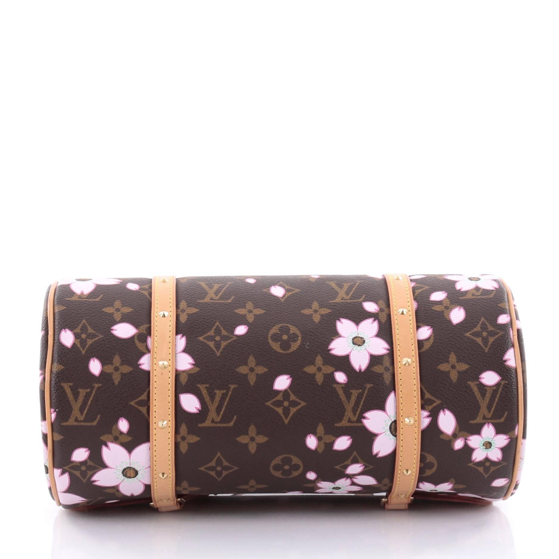 Women's or Men's Louis Vuitton Papillon Handbag Limited Edition Cherry Blossom