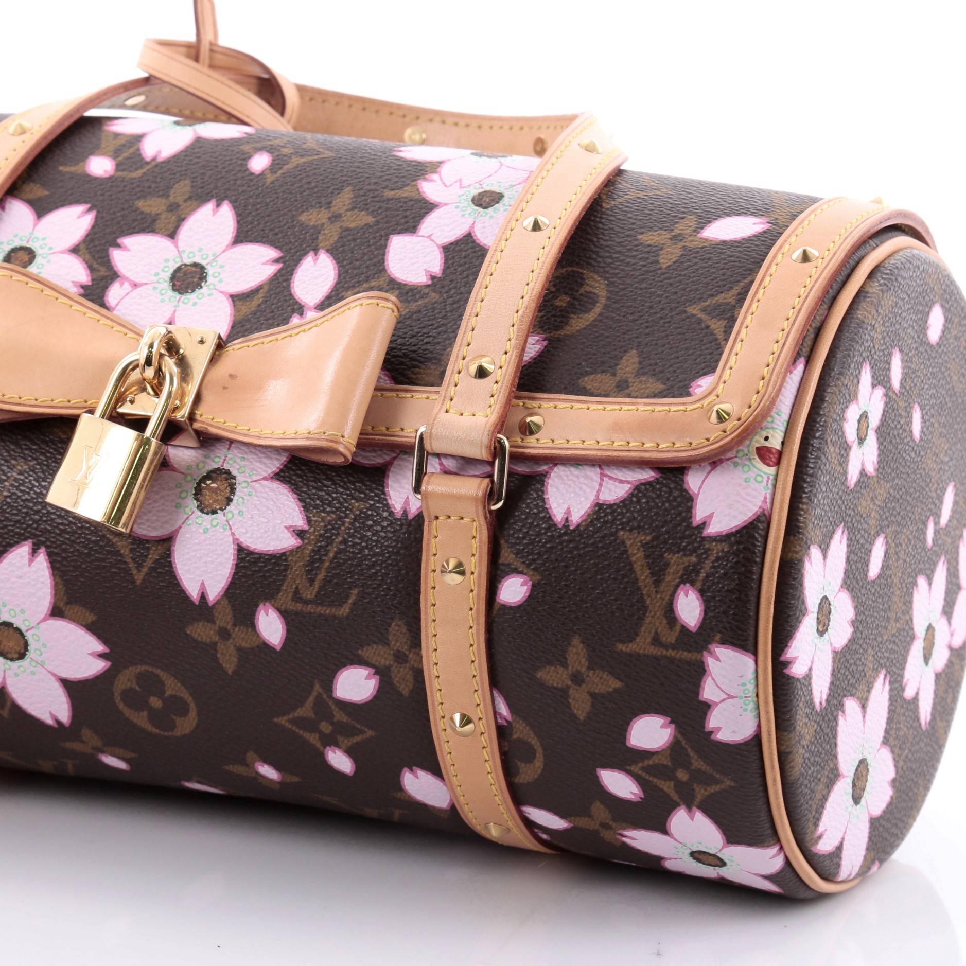 Louis Vuitton Papillon Handbag Limited Edition Cherry Blossom 1