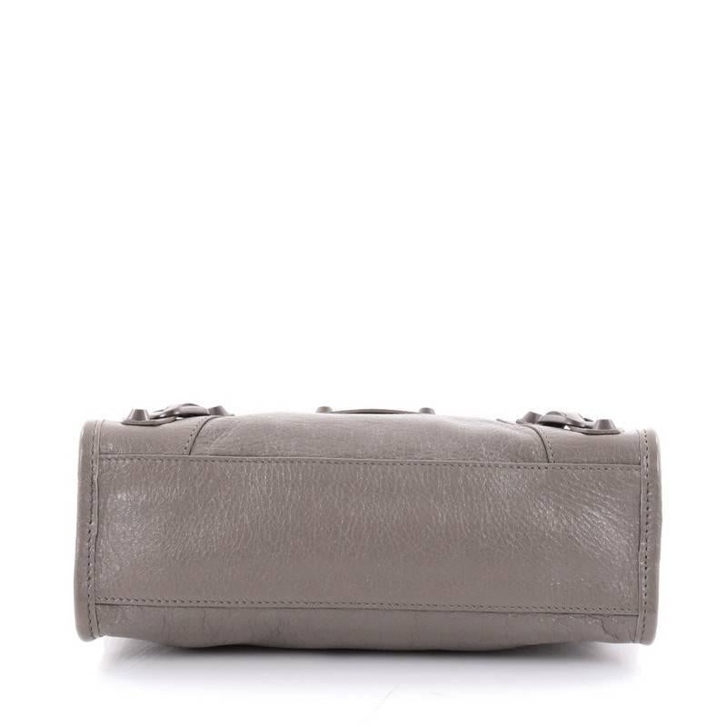 Women's or Men's Balenciaga City Classic Studs Handbag Leather Mini