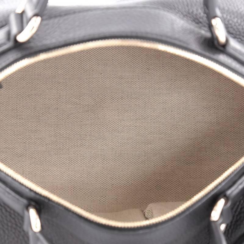 Gucci Soho Boston Bag Leather In Good Condition In NY, NY