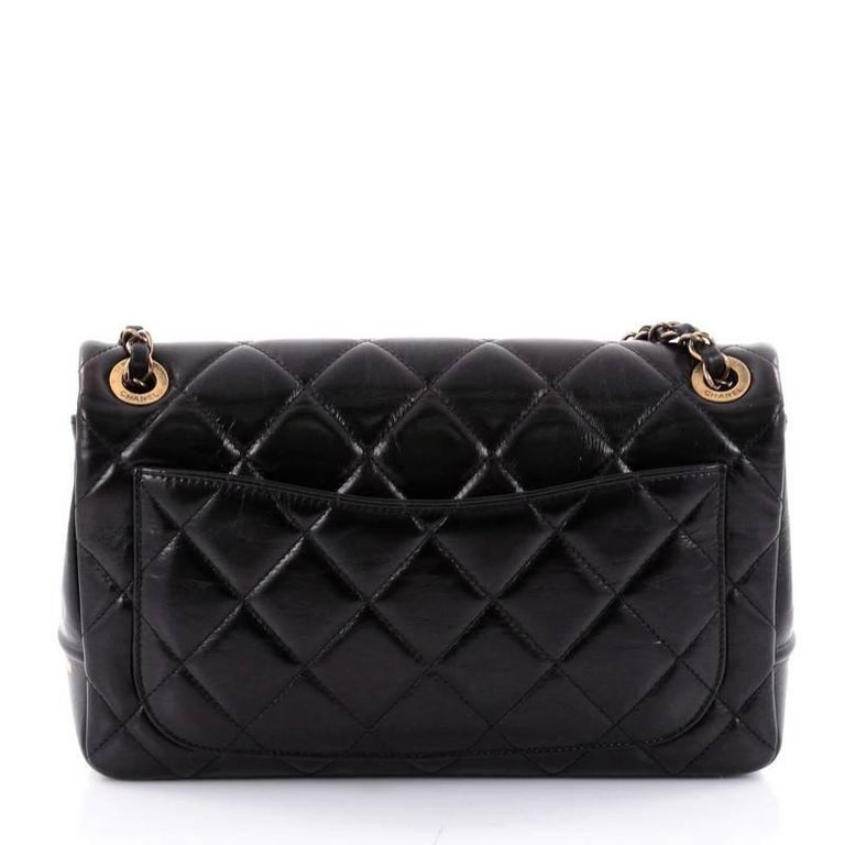 Black Chanel Paris Salzburg Clutch Bag – Designer Revival