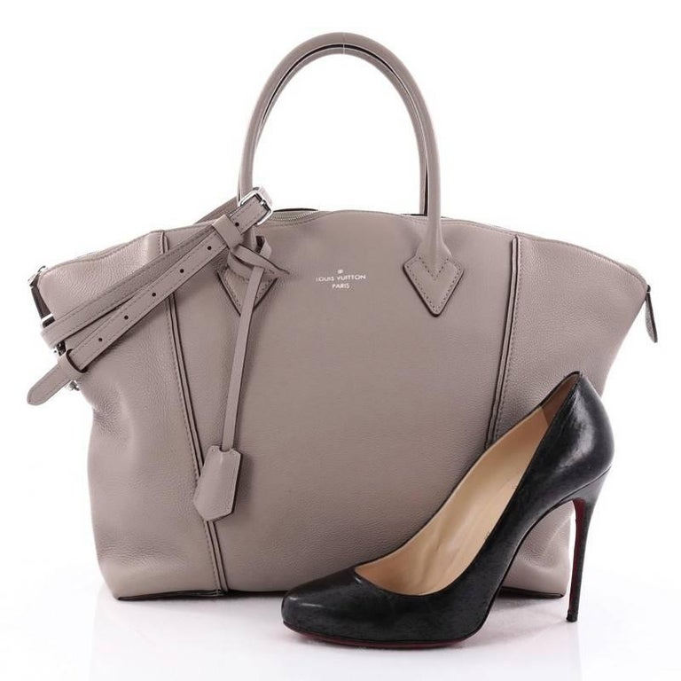Louis Vuitton Soft Lockit Handbag Leather MM at 1stdibs