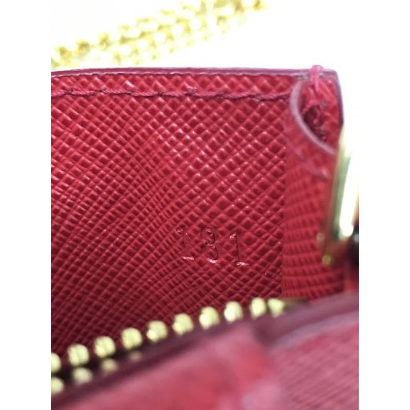 Prada Bow Chain Crossbody Bag Saffiano Leather Small 2