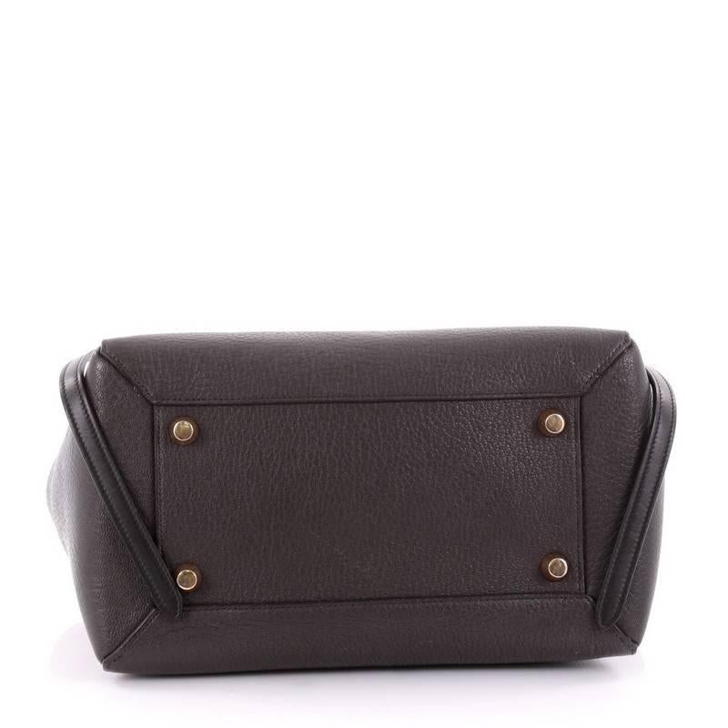 pebbled leather solid mini bags