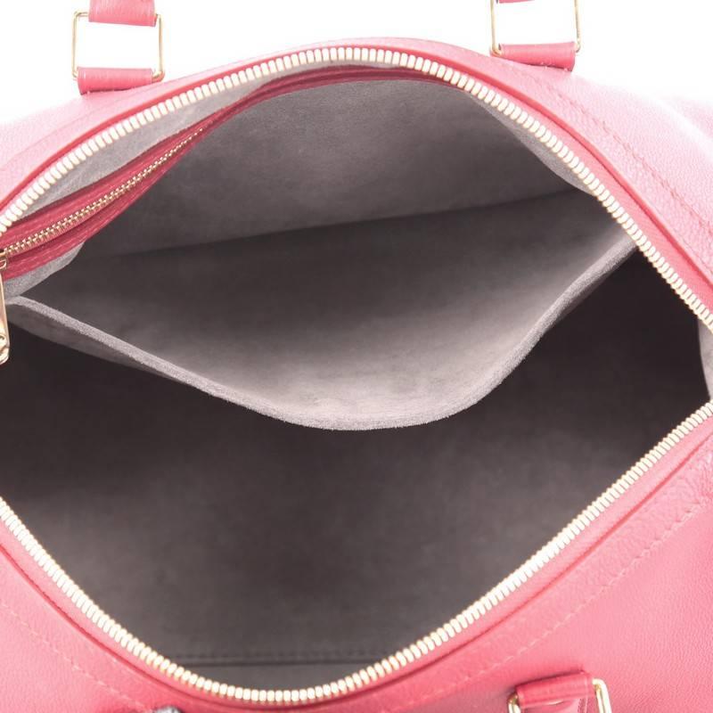 Red Louis Vuitton Sofia Coppola SC Bag Leather PM