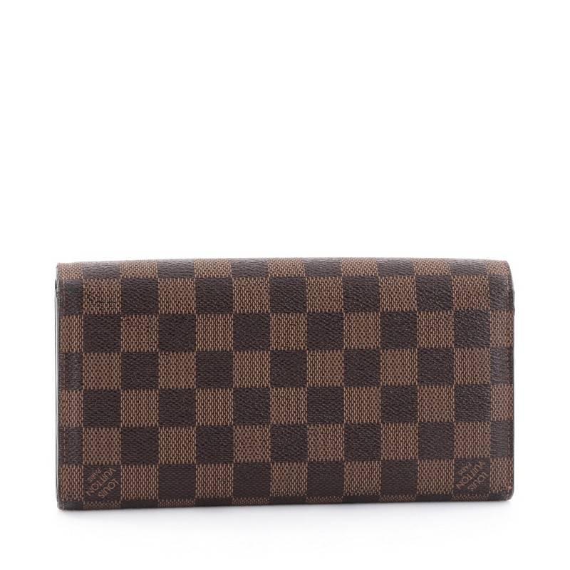 Louis Vuitton Rosebery Wallet Damier In Good Condition In NY, NY