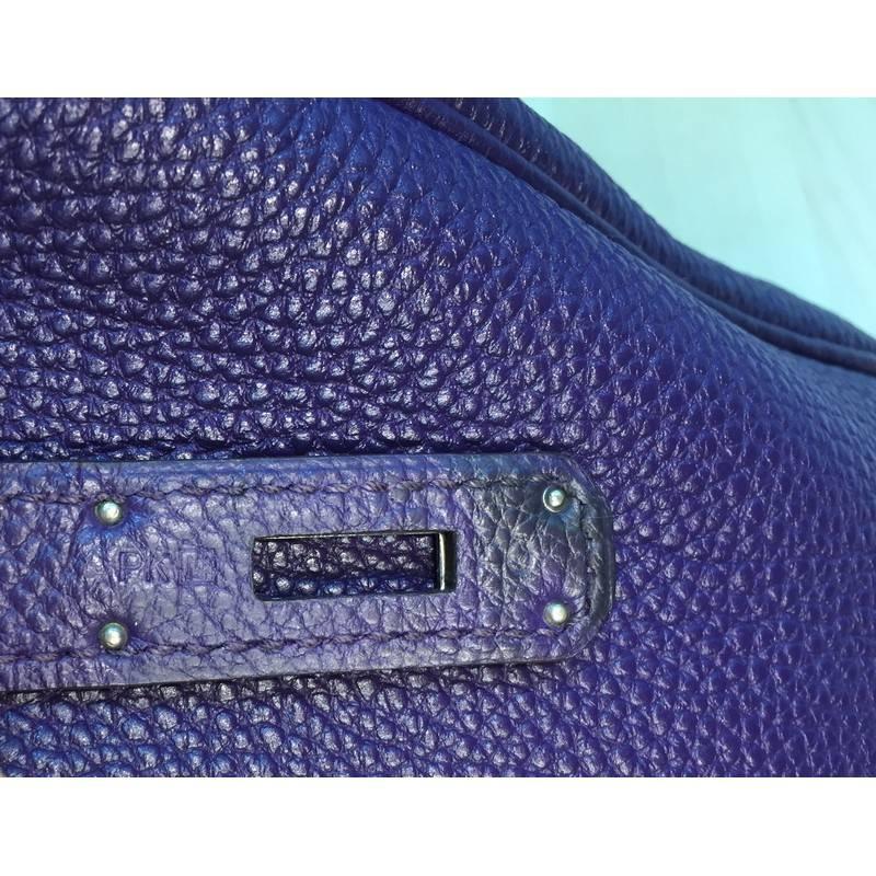 Hermes Birkin Handbag Iris Togo with Palladium Hardware 35 3