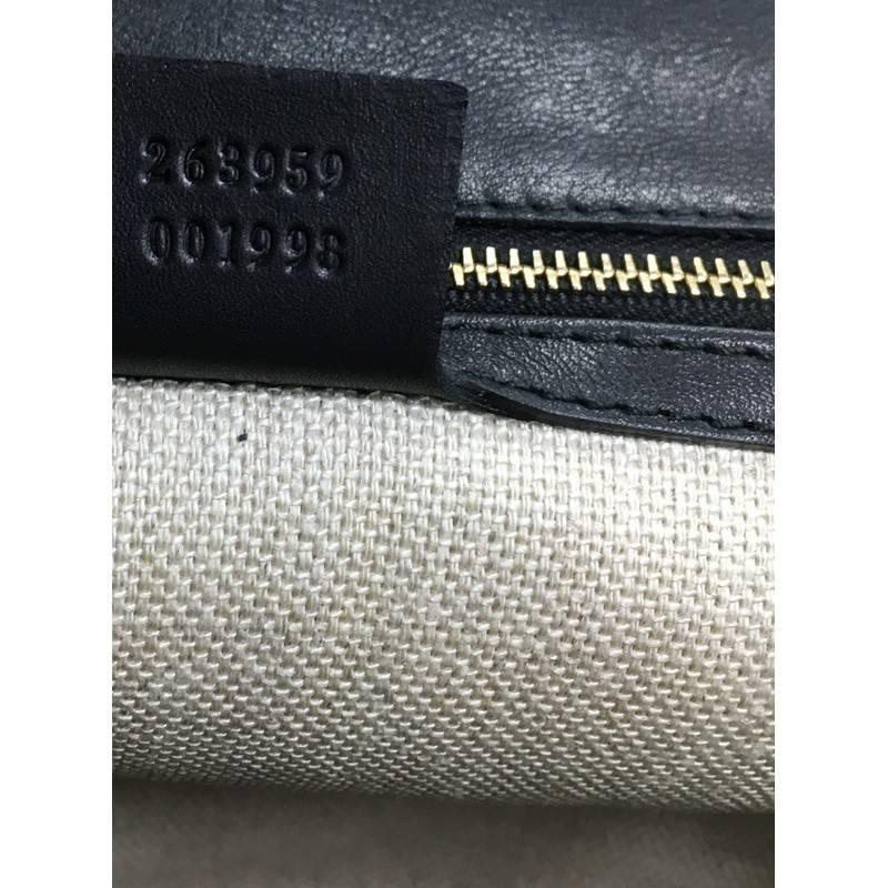 Gucci New Bamboo Top Handle Bag Studded Leather Large 2